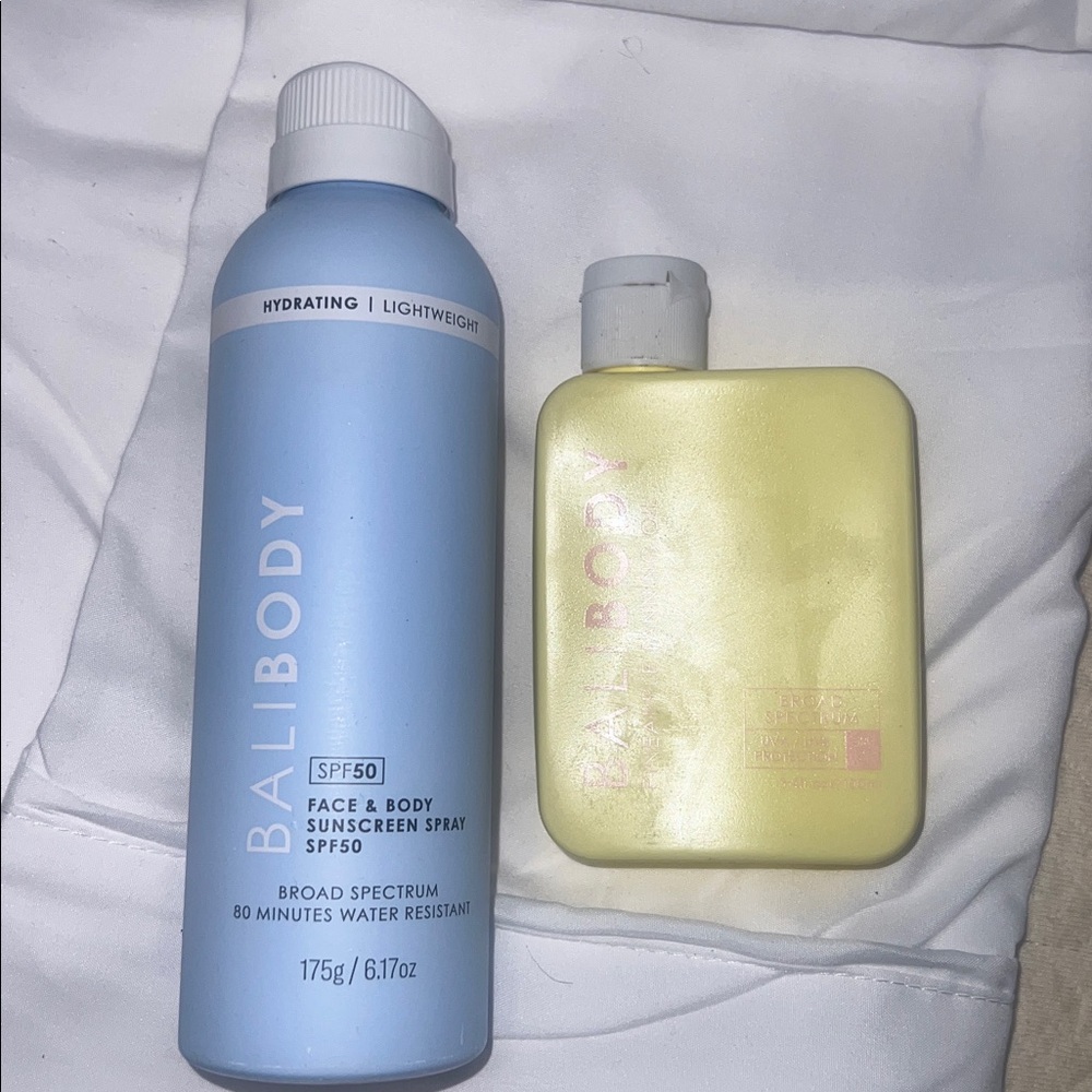 Bali Body Sunscreen Set pineapple tanning oil
